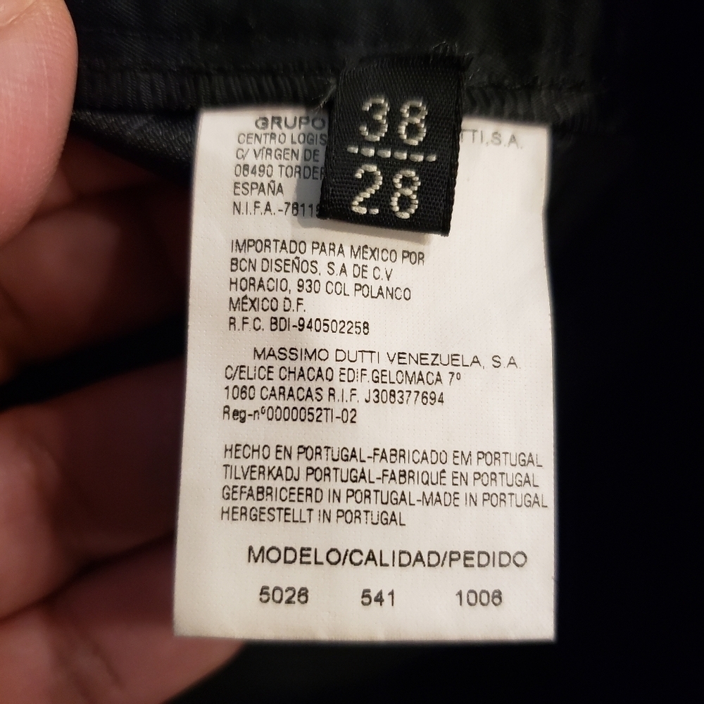 Sz 38 EU Massimo Dutti Womens Straight Leg Slacks Trousers - Picture 6 of 10